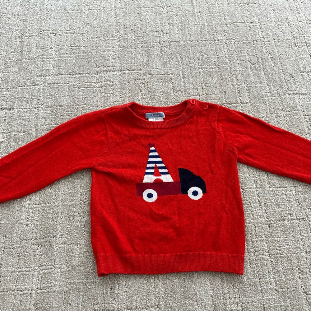 Jacadi Vibrant Red Knitwear